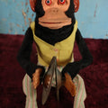 Lot 028 - Vintage Jolly Chimp Clapping Monkey Toy, Tested And Non-Working, Good Cosmetic Condition