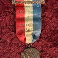 Lot 030 - Antique 1912 G.A.R. Grand Army Of The Republic, Union Veteran Fraternal Order Ribbon And Medal, Concord