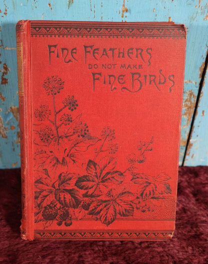 Lot 033 - Fine Feathers Do Not Make Fine Birds, By Kate J. Neily, The Proverb Series, Illustrated Novel / Story, Copyright 1868, Lee And Shepard, Boston