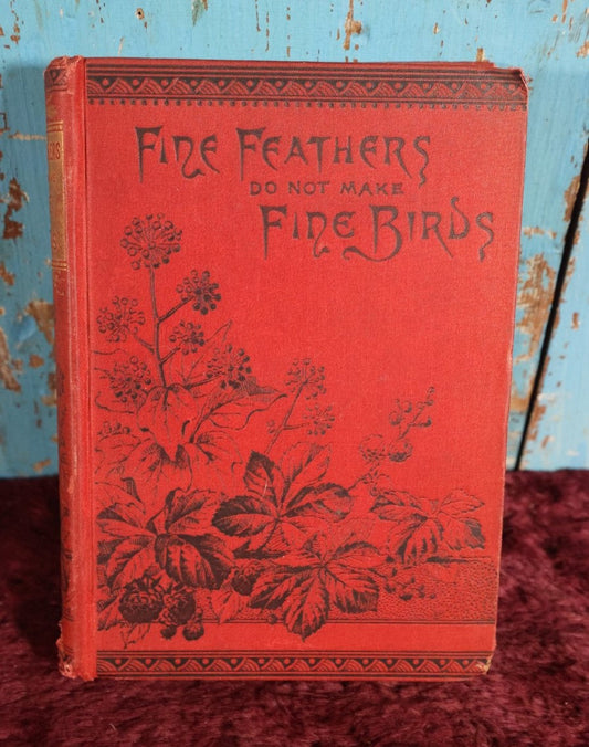 Lot 033 - Fine Feathers Do Not Make Fine Birds, By Kate J. Neily, The Proverb Series, Illustrated Novel / Story, Copyright 1868, Lee And Shepard, Boston
