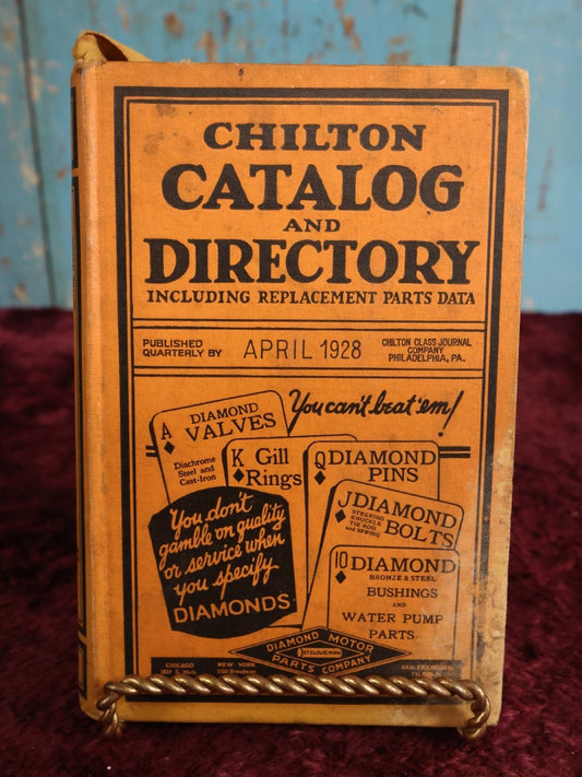 Lot 047 - Chilton Automobile Directory 1928, Advertising Book