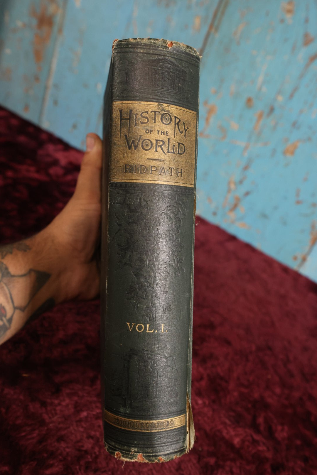 Lot 048 - Cyclopaedia Of Universal History, History Of The World, Volume I: The Ancient World, By John Clark Ridpath, Profusely Illustrated History Book, Copyright 1885