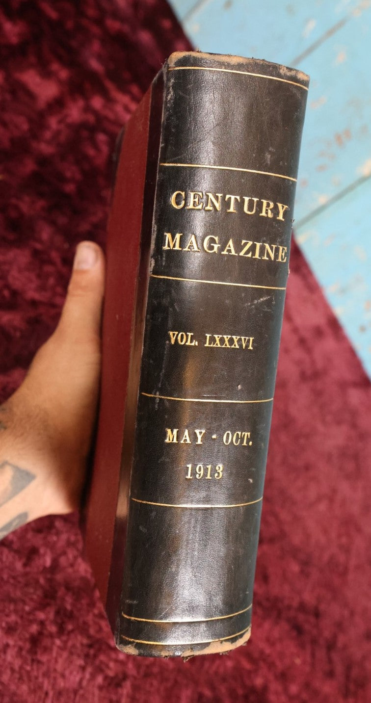 Lot 049 - The Century Magazine May - October 1913, Volume L X X X V I, Compendium, Illustrated