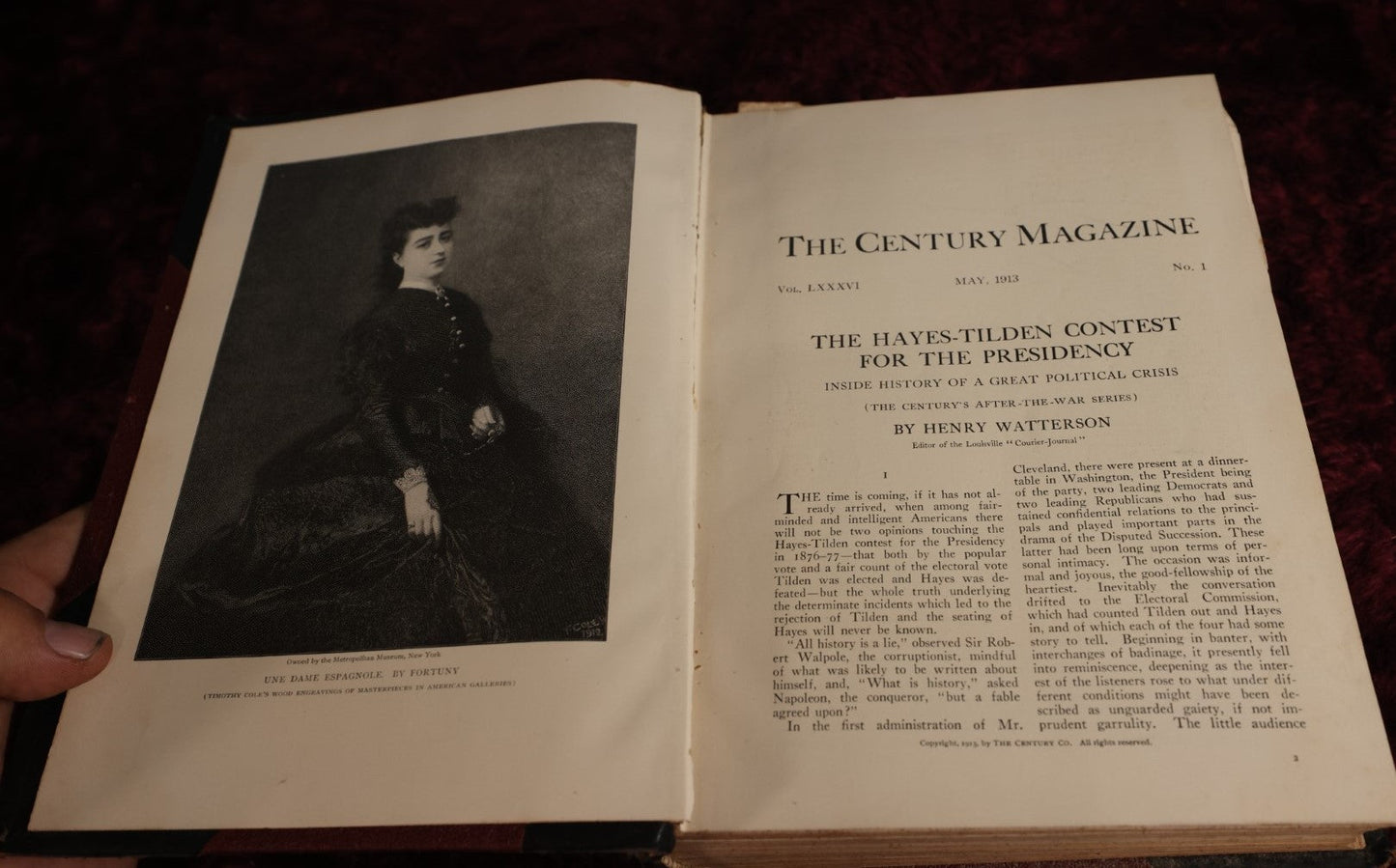 Lot 049 - The Century Magazine May - October 1913, Volume L X X X V I, Compendium, Illustrated