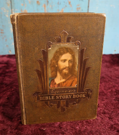 Lot 051 - Egermeier's Bible Story Book: A Complete Narration From Genesis To Revelation For Young And Old, Illustrated, By Elise E. Egermeier, Smithsonian Company, 1939, Twentieth Printing