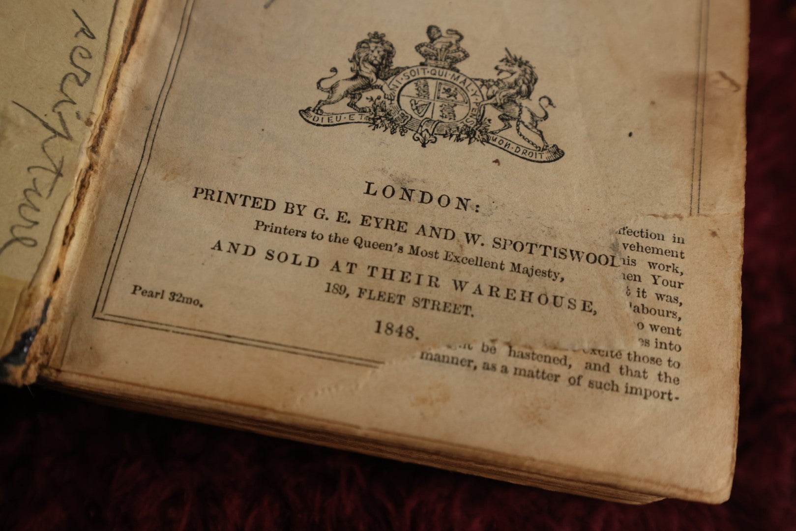 Lot 053 - The Holy Bible Containing The Old And New Testaments, Translated And Revised By His Majesty's Special Command, London, 1848