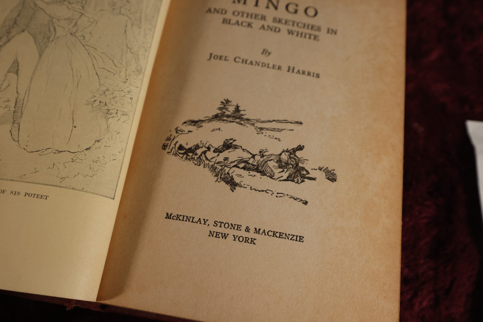 Lot 054 - Mingo And Other Sketches In Black And White, Novel By Joel Chandler Harris, Author Of Brer Rabbit; 