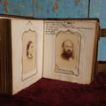Lot 062 - Full Antique CDV Photo Album With Provenance, Identified Photos With Lots Of Details, Album Of Martha (Hudson) Colby, 1892, Given To Grand-Niece Eleanor Hudson