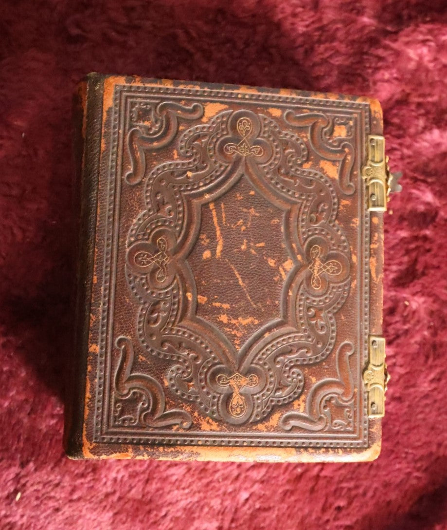 Lot 062 - Full Antique CDV Photo Album With Provenance, Identified Photos With Lots Of Details, Album Of Martha (Hudson) Colby, 1892, Given To Grand-Niece Eleanor Hudson