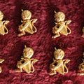 Lot 074 - Grouping Of Eight Vintage Brass Little Devil "Hot Stuff" Pinback Pins, Brooches