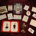 Lot 081 - Antique Ephemera Lot With Many Lace Paper Pieces, Envelopes, Cards, Paper Dolls, And More, Approximately 15 Pieces
