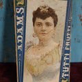 Lot 082 - Antique Advertising Box For Tutti Frutti Chewing Gum, By Adams, 100 Pieces, Featuring American Stage Actress And Singer Pauline Hall