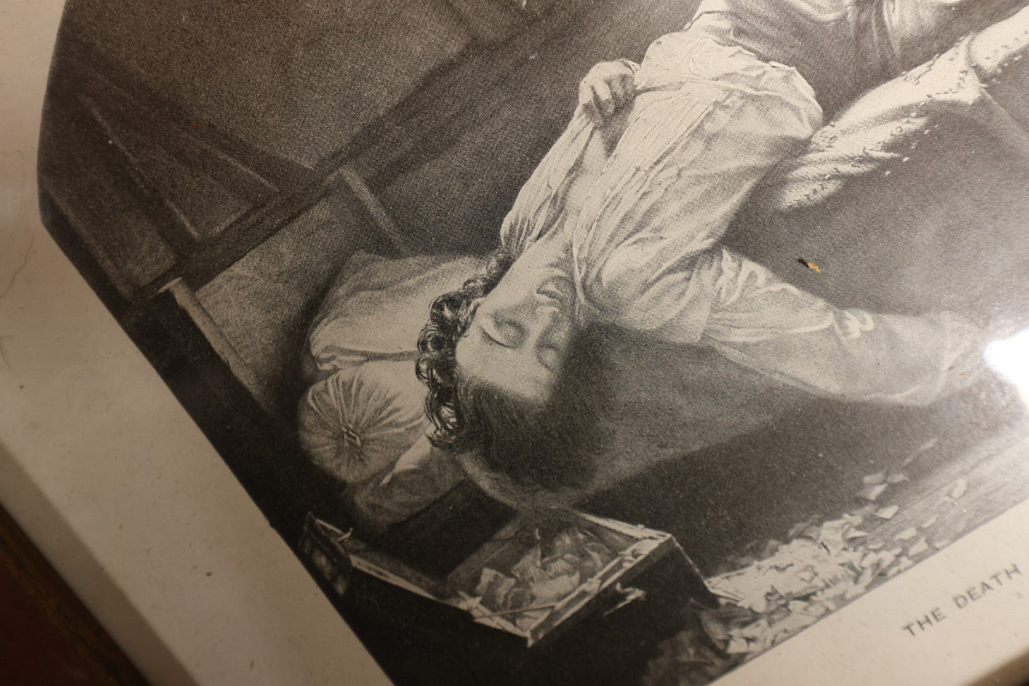 Lot 092 - Antique Print, The Death Of Chatterton, The Young Poet, Thomas O. Barlow Engraving After Henry Wallis Painting (English), Depicts 17-Year-Old Romantic Poet Who Poisoned Himself With Arsenic