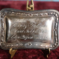 Lot 012 - Antique Casket Plaque For Henry Putnam, Died February 1, 1856, Age 26 Years