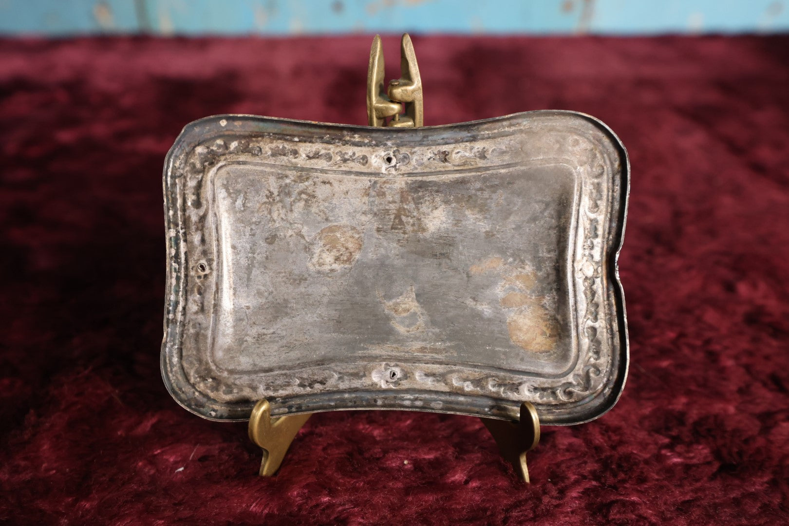 Lot 012 - Antique Casket Plaque For Henry Putnam, Died February 1, 1856, Age 26 Years