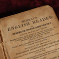 Lot 164 - Book - Murray's English Reader, Prose And Poetry, Boston, 1826, Early Leather Bound Book,