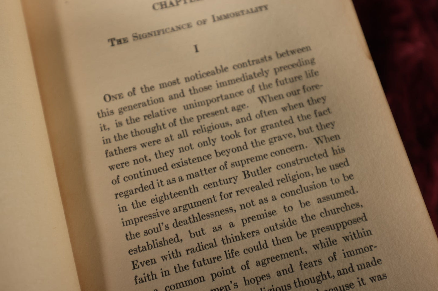 Lot 171 - Book - "The Assurance of Immortality" By Harry Emerson Fosdick, American Pastor Writing About The Afterlife