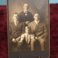 Lot 184 - Single Photo - Rare Cabinet Card Photo of Four Generations In One Shot, George, George, George, And John Holzhauers