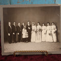 Lot 186 - Single Photo - Early 20th Century Boarded Wedding Photo