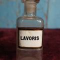 Lot 042 - Antique Lavoris Apothecary Bottle With Glass Label, Stopper, Approximately 5.", Antiseptic / Mouthwash