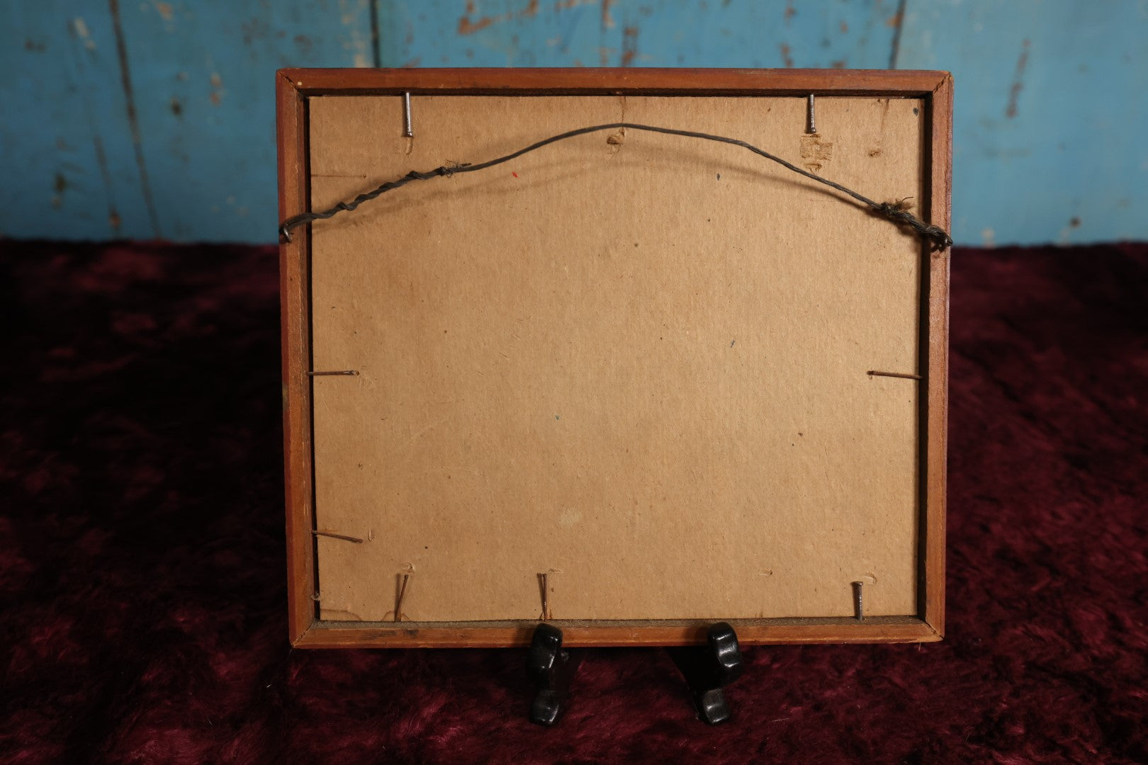 Lot 043 - Antique "Pictures Are Magic Windows, Beautify With Pictures" Early Photo Studio / Store Advertisement In Frame