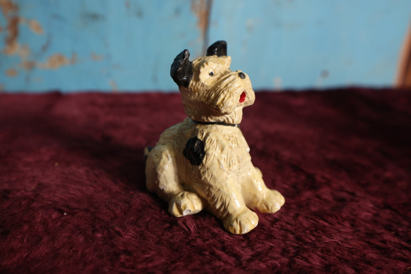 Lot 061 - Vintage "Stopper" Chalkware Dog Automotive Advertising Figure, American Brakeblok By American Brake Shoe Company, Circa 1960, Writing On Bottom