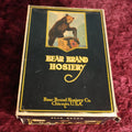 Lot 071 - Bear Brand Hosiery Wears Bobby J Hosiery No. 5 Vintage Advertising Store Box, Chicago (Larger)
