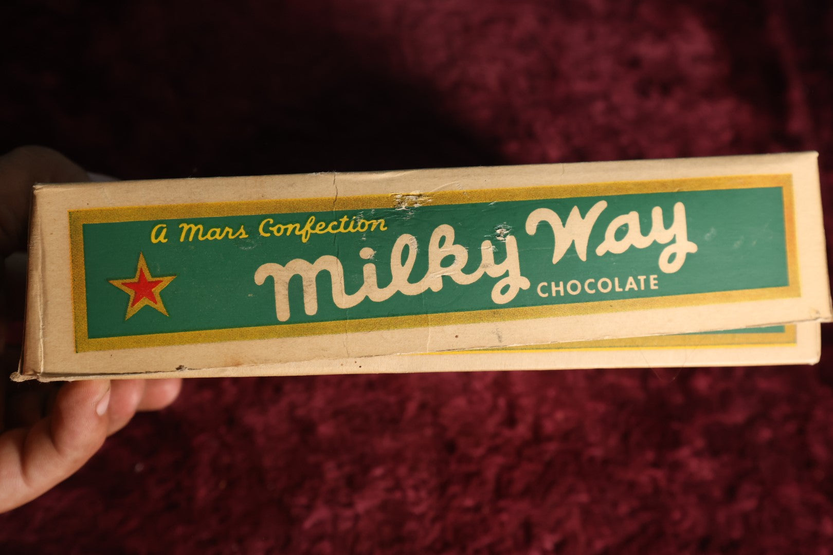 Lot 073 - Vintage Mars Candy Milky Way 24 Bar Store Display Box, Chicago