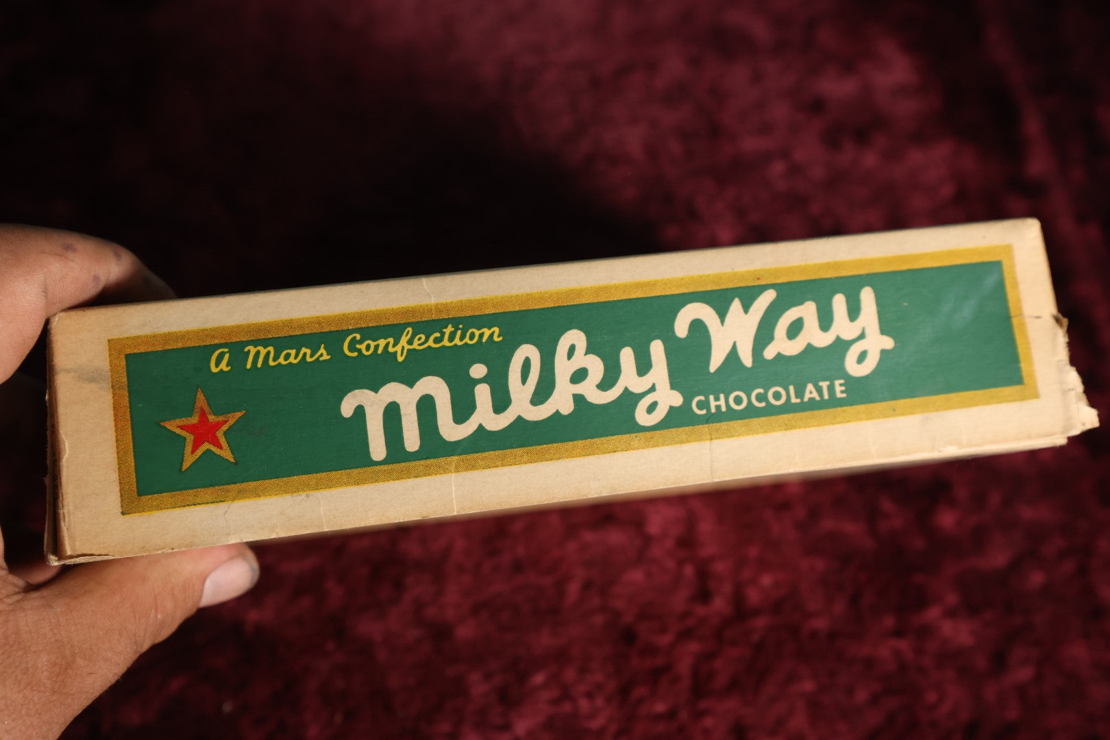 Lot 073 - Vintage Mars Candy Milky Way 24 Bar Store Display Box, Chicago