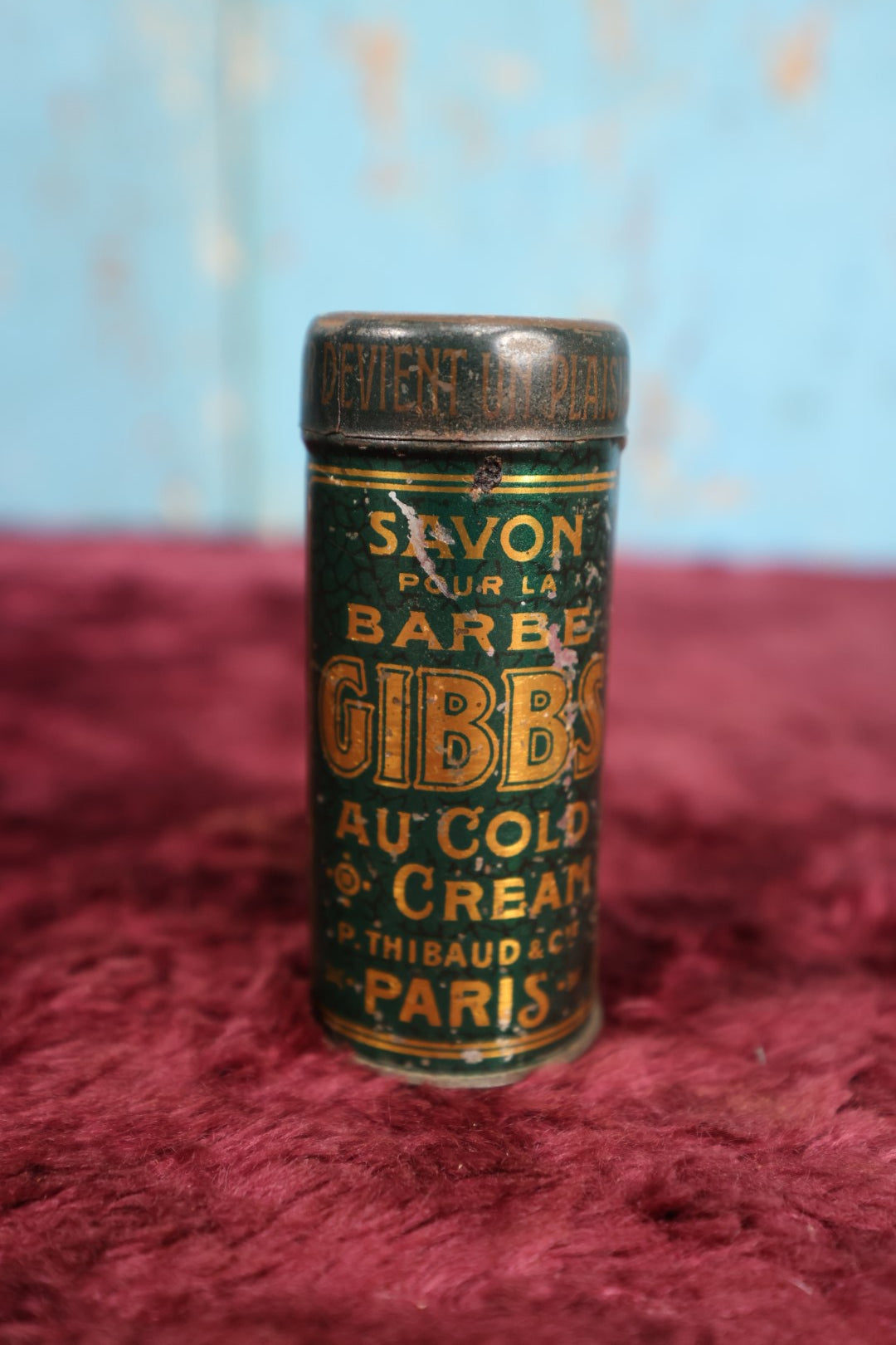 Lot 097 - Two Piece Men's Shaving Lot - Gibbs's Cold Cream Shaving Stick And Gillette Blue Blades