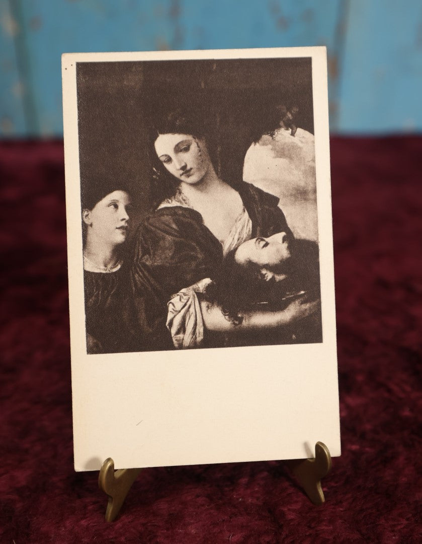 Lot 106 - Vintage Postcard Depicting Salome With The Head of John The Baptiste, By Tiziano / Titian, Rome, Italy