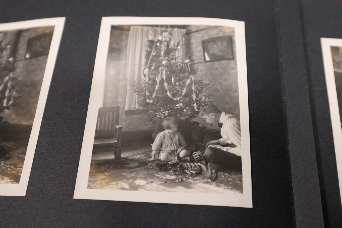 Lot 115 - Early 20th Century Family Snapshot Photo Album Featuring Children On Christmas, Gatherings, Ostriches