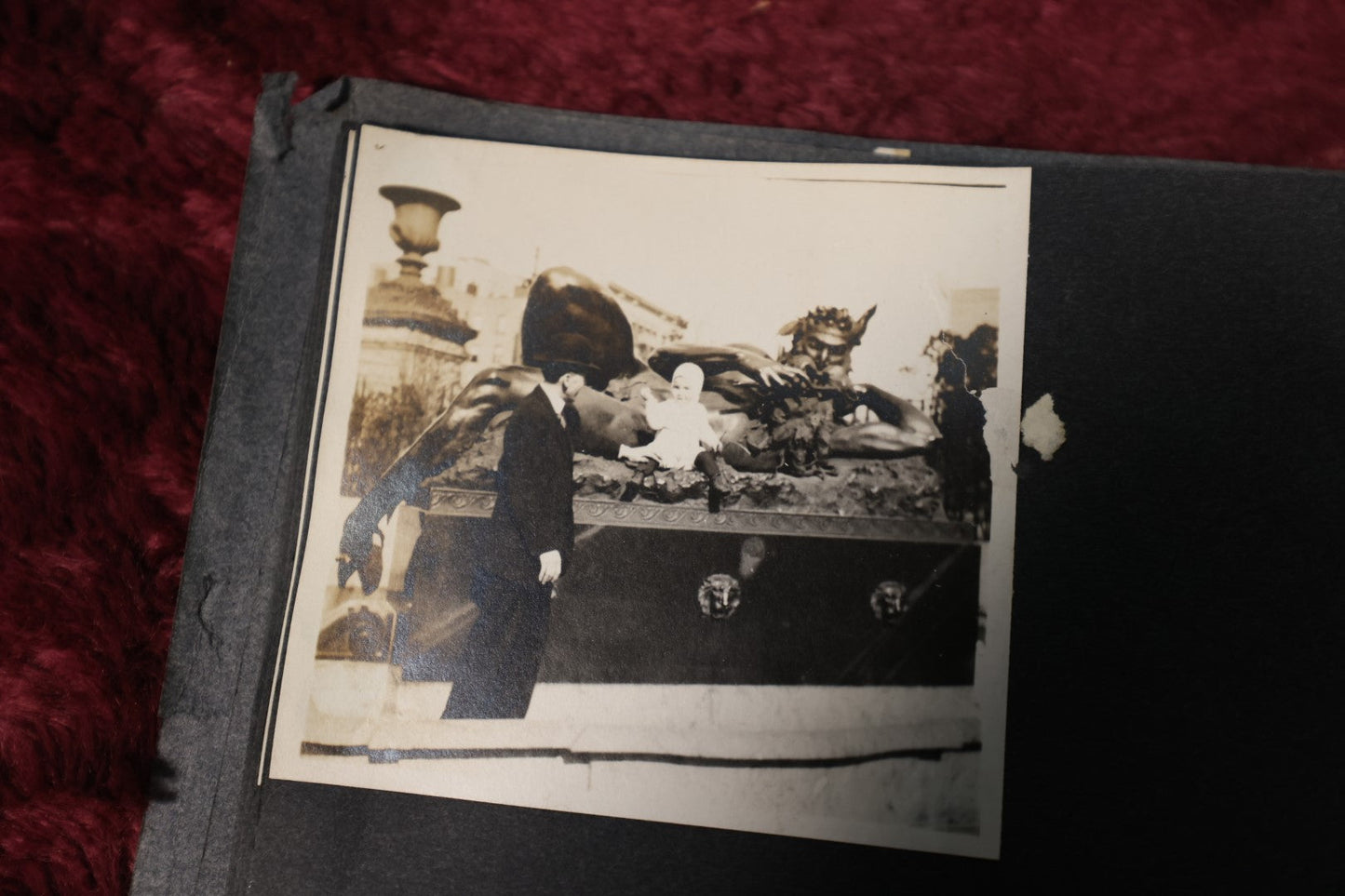 Lot 115 - Early 20th Century Family Snapshot Photo Album Featuring Children On Christmas, Gatherings, Ostriches