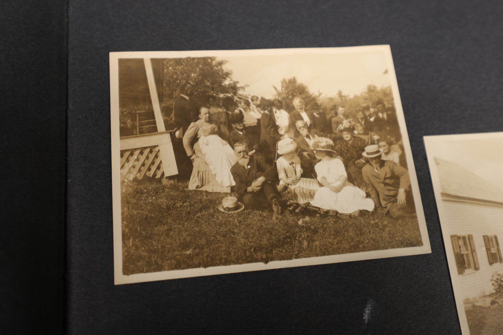 Lot 115 - Early 20th Century Family Snapshot Photo Album Featuring Children On Christmas, Gatherings, Ostriches