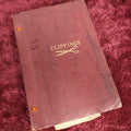 Lot 116 - Unique Vintage Clippings Scrapbook With Scissors On Cover, Interesting Topics Such As Lindbergh, Champion Wood Chopper, Gold Nugget Farm, Spencer, Massachusetts