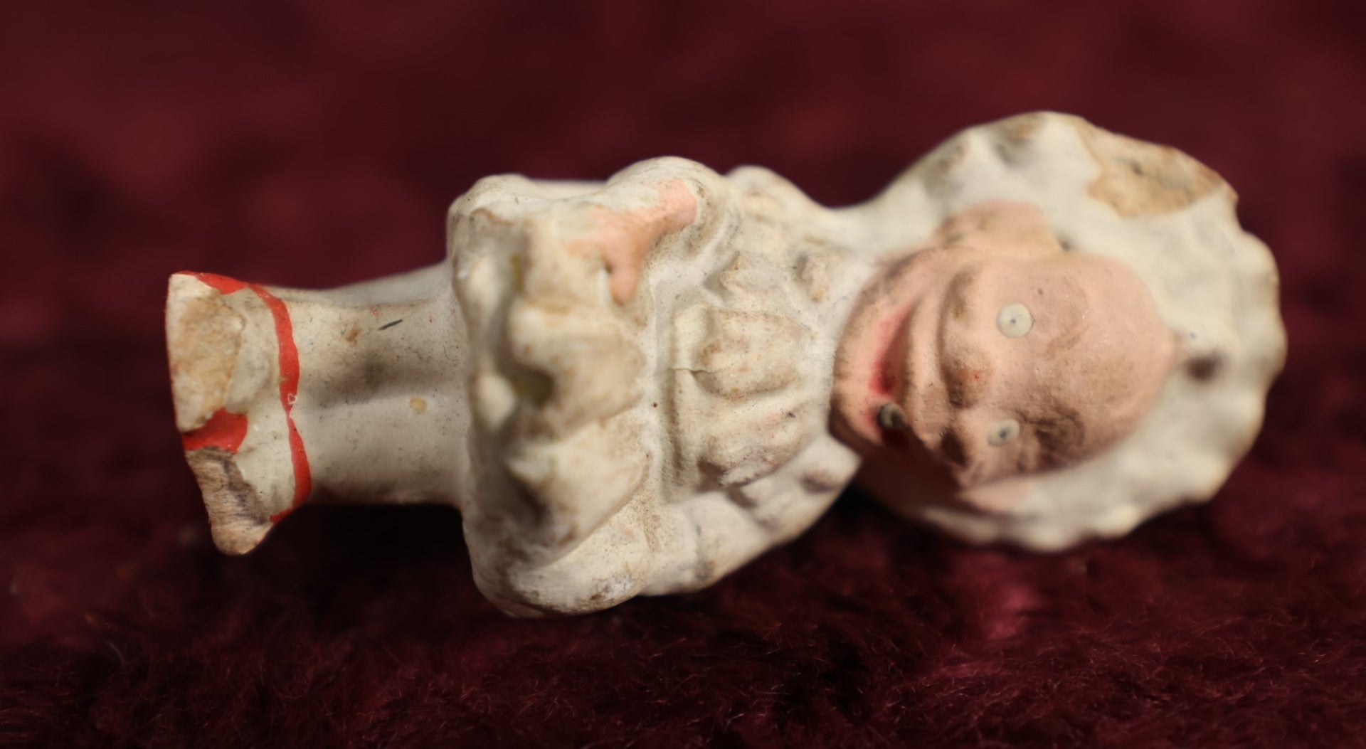 Lot 123 - Funky, Damaged Bisque Many Baby Figurine, Does Not Stand, Possibly German