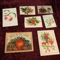 Lot 131 - Ephemera Lot - Seven Piece Antique Floral And Botanical Chromo Litho Grouping Including Book Plates And Fruit of The Loom