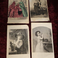Lot 133 - Ephemera Lot - Four Piece Antique Engraving Lot Depicting Women, Girls, Fashion, Including Hand Colored French Fasion Plate