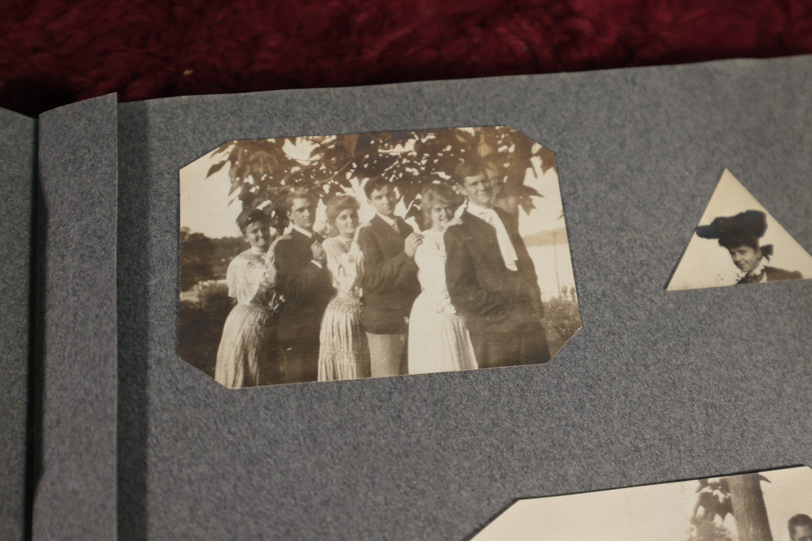 Lot 143 - Sparse But Interesting Early 20th Century Photo Album With Snapshots of Young People, Flirting, Fashion, And More