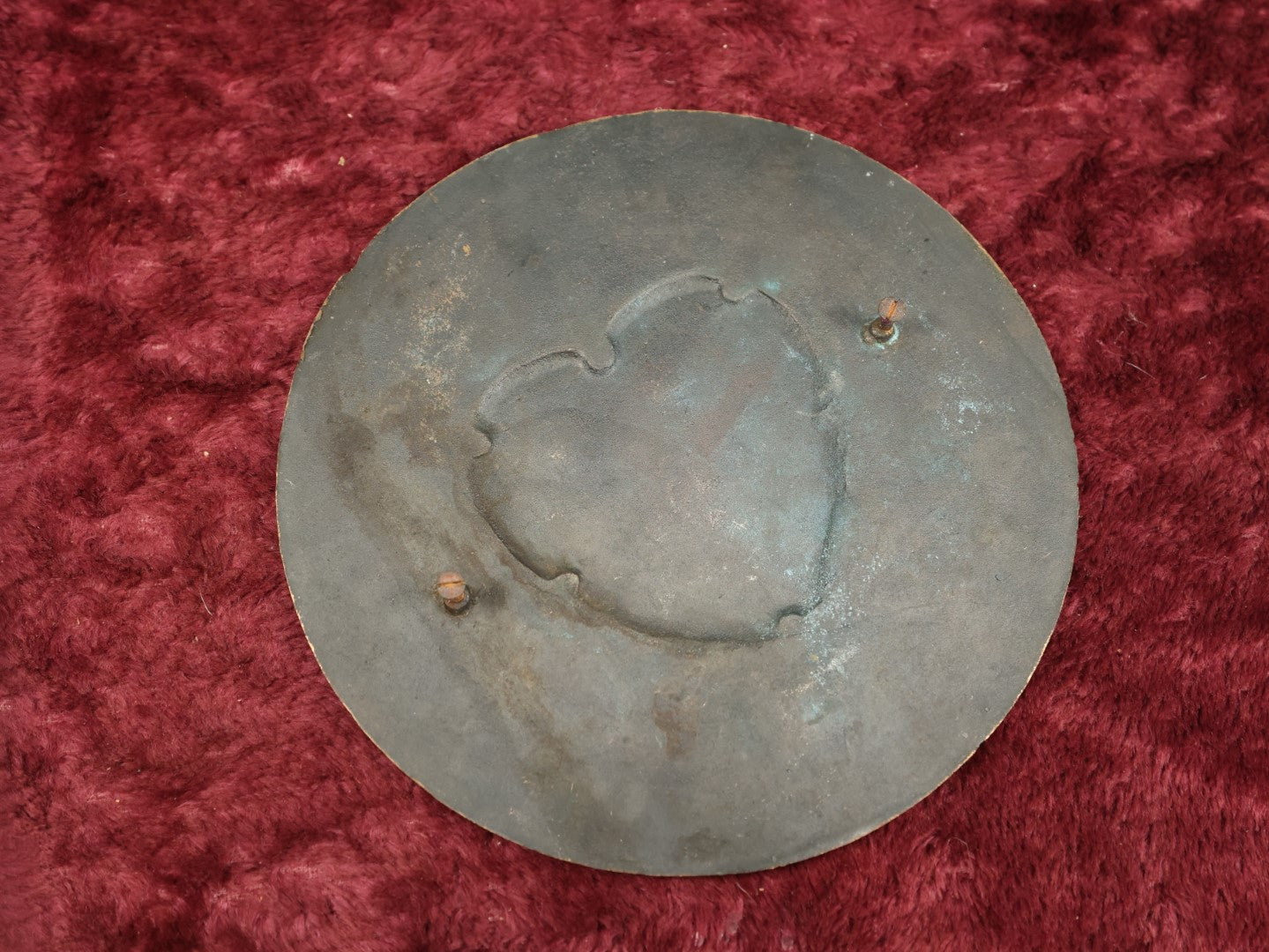 Lot 002 - Antique Cast Metal Sigma Phi Epsilon Fraternity Cast Metal Plaque With Skull And Crossbones, Founded A.D. 1900