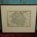 Lot 010 - 18th Century Map Of Germany By Geographer Herman Moll, Printed For Carrington Bowles In London, Circa 1730, Professionally Framed, Wayne Gallery, Providence, Rhode Island