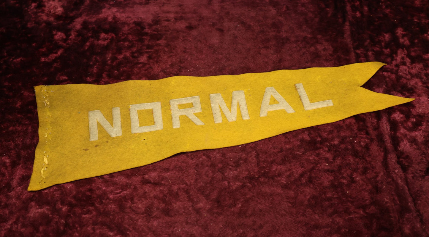 Lot 029 - "Normal" Pennant, Circa 1920s Pennant From Keene Normal School, Founded 1909, Which Later Became Keene State College, Note Wear