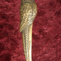 Lot 058 - Vintage Cast Metal Brass Parrot Letter Opener, Marked France