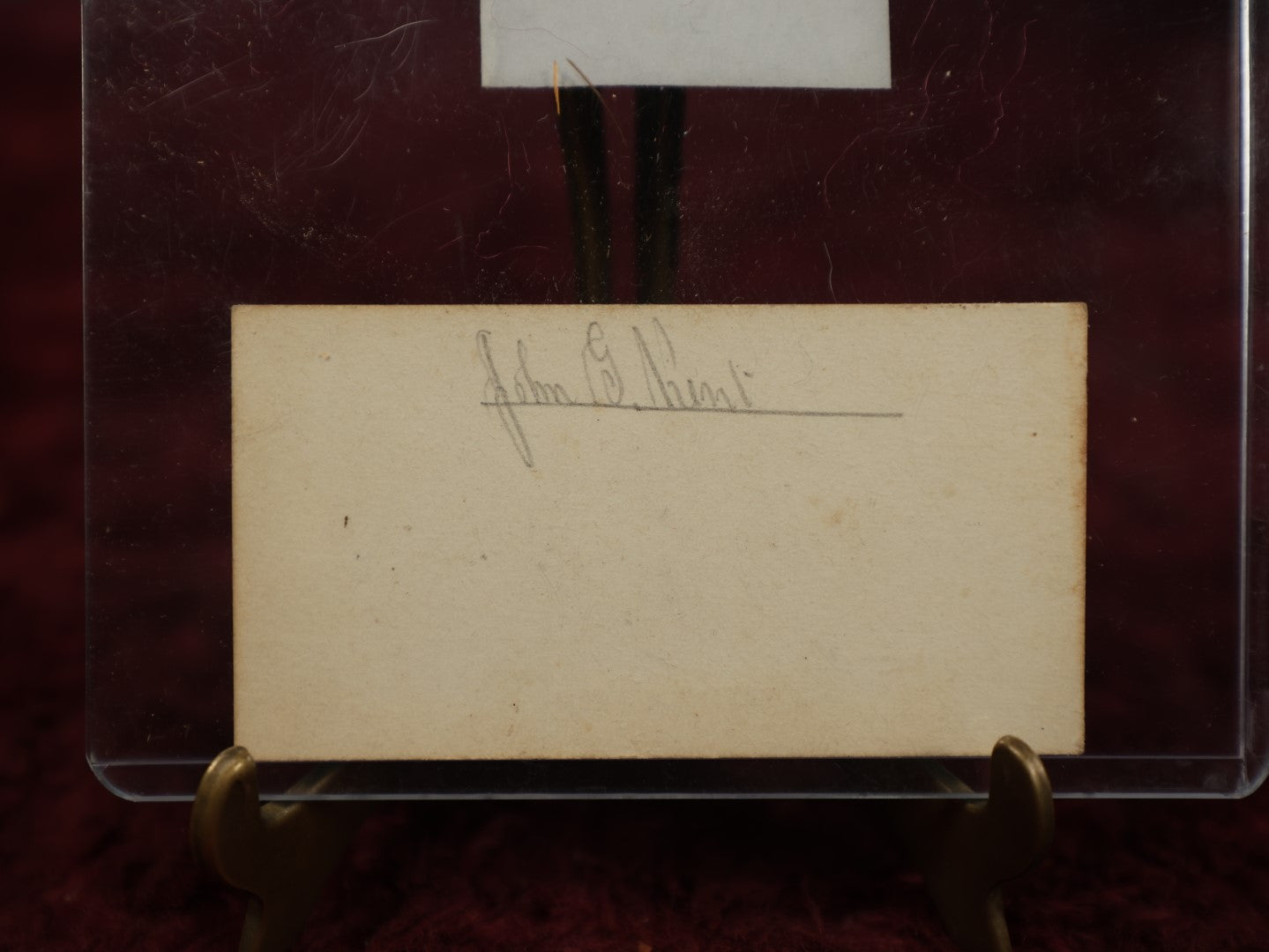 Lot 120 - Sailing Ship With Flag, Circa 1840, Signed John Kent, With Middle Initial, Of Franklin, New Hampshire (Facing Left)