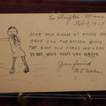 Lot 125 - Hand Drawn Pen And Ink Postcard "Dear Old Chum," Arlington Massachusetts, To Kappa Sigma Home Fraternity, Amherst, Likely Umass Amherst 1909/1910