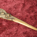 Lot 132 - Antique Cast Metal Bronze Crawling Tiger Letter Opener
