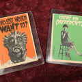 Lot 141 - Pair Of Vintage Topps Chewing Gum Horror Trading Cards, Creature, #37 And #19, Funny, Insulting Valentines