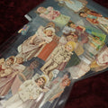 Lot 145 - Massive Cache Lot Of Good Condition Paper Doll Advertisements With Accompanying Clothes, Nearly 50 Complete Sets, Worcester Salt Co, Sunshine Biscuits, Thread, Coffee, And More