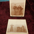 Lot 158 - Pair Of Boarded Photos Of Victorian Ladies Hanging Out On And Around Hammock