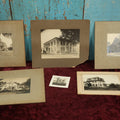 Lot 161 - Grouping Of Six Boarded Photos Of Victorian Houses, Buildings, Including Eagle Tavern, Circa 1900